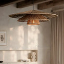 Vintage Wabi Sabi Handmade Rattan Chandelier by Ljojo