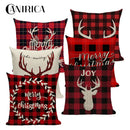 Linen Christmas Cushion Covers for Couch Living Room - Ljojo Glam Décor