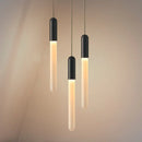 Ljojo Luxurious Gold Pendant Lamp - Modern Strip Chandelier for Dining and Bedroom