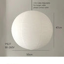 Ljojo Washi Paper Pendant Light Chandelier for Living Room - Elegant Hanging Lamp Bedroom Decor