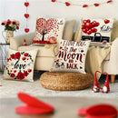 Ljojo Love Tree Balloon Rose Pillowcase - Home Sofa Cushion Cover