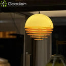 Ljojo Nordic Sunset Orange LED Pendant Lights for Living Room Home Decoration
