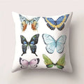 Butterfly Print Decorative Cushion Cover 45X45CM Sofa Polyester Pillow Case for Home Decor