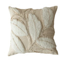 Ljojo Luxury Jacquard Embroidery Cushion Cover 45x45 with Tassel Detail