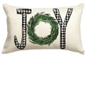 Ljojo Merry Christmas Tree Motto Green Pillowcase 30X50cm
