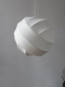 Cream Silk Chandelier: Ljojo French Retro Wabi-sabi Pendant Lamps