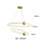 Modern LED Chandelier for Living Room Nordic Dining Room Pendant Lamps by Ljojo