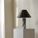 Italian Marble Table Lamp Elegant Natural Stone Living Room Bedroom Decor by Ljojo