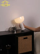 Danish Design Marble Table Lamp with USB | Modern Touch Switch Desk Light by Ljojo