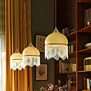 French Retro Glass Jellyfish Tassel Chandelier for Bedroom Decoration - Ljojo