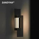 LED Wall Lamps Modern Acrylic Art Lights Warm White for Bedroom Living Room - SANDYHA Nordic by Ljojo