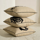 Embroidered Animal Cushion Cover 45x45cm by Ljojo - Puppy Horse Panda Bunny Zebra