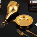 Ljojo Metal Dessert Plate Set for Molecular Cuisine and Sushi Dish