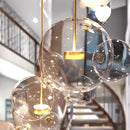 Nordic Glass Bubble LED Ceiling Chandelier Modern Dining Room Pendant Lighting by Ljojo