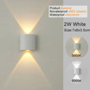 Ljojo LED Wall Sconces - Modern Indoor Outdoor Up Down Lights for Living Room & Bedroom