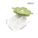Ljojo 4 Grids Refrigerator Food Storage Box Kitchen Organizer