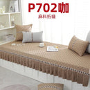 Ljojo Linen Quilted Bay Window Mat - Sofa Cushion & Kang Mat 2025