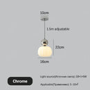 Ljojo Elegant LED Pendant Light Modern Chandelier Fixture for Bedroom Dining Room
