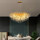 Ljojo Luxury Crystal Pendant Chandelier for Living Room Dining Bedroom