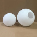 Ljojo Matte White Glass Shades Replacement in Various Sizes for Globe Light Fixture