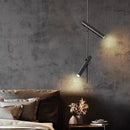 Ljojo Vertical Suspension Modern LED Pendant Light Spot Foyer Dining Room Hanging Lamp