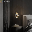 LED Crystal Chandelier - Modern Minimalist Living Room Dining Bedroom Bar Decor Light by Ljojo