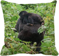 Ljojo Manga Anime Cute Expression Woman Face Pillow Cover 45x45cm Home Decor