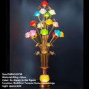 Ljojo LED Lotus Table Lamp: Illuminating Buddha's Presence in Worship Settings