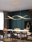 Ljojo Modern LED Pendant Light for Dining Room - Minimalist Chandelier for Home Decoration
