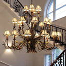 Modern LED Chandelier Pendant Light for dining kitchen island villa restaurant luster luminaire by Ljojo