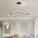 LED Chandelier: Wavy Ring Nordic Style Lighting by Ljojo