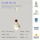 French Design Atmosphere Fashion Cream Wind Pendant Lights LED E27 Resin/Glass Hanging Lamp