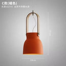 Ljojo Modern Adjustable Macaron E27 Pendant Light for Bedroom Kitchen Dining Table
