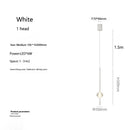 Nordic Crystal LED Pendant Light Chandelier for Home Decor | Modern Simplicity Art Ljojo
