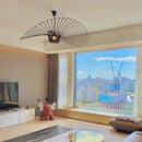 Italian Nordic Straw Hat Pendant Light by Ljojo - LED Interior Decoration - Simple & Atmospheric
