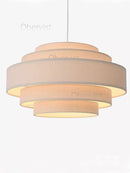 Nordic Minimalist Fabric Pendant Light Chandelier for Home Decor by Ljojo