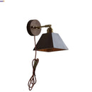 Ljojo LED Wall Sconce Walnut Wood Rotate Stair Light Fixture Nordic Modern Style