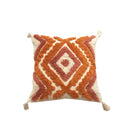 Chenille Tufted Boho Pillow Case with Tassels - Ljojo Brand