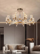 Ljojo Luxe Bubble Crystal Chandelier - Elegant Room Decor Lighting