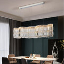 Ljojo Luxury Crystal Chandelier Pendant Light for Living and Dining Room - Indoor Lighting