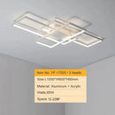 LED Ceiling Light Rectangular Nordic Living Room Lamp Simple Modern Atmosphere Ljojo