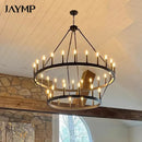 Ljojo Luxury LED Ceiling Chandelier for Modern Living Room & Dining Area