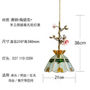 French Style Pendant Light Atmosphere Rose Blossom Retro Art Home Pendant Light by Ljojo
