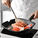 Ljojo 13-Piece Silicone Kitchen Utensil Set with Stainless Steel Handles and Storage Bucket