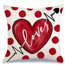Ljojo Love Bottle Pattern Pillowcase for Home Sofa Decor