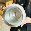 Ljojo 1100ML Kids Straw Thermos Bottle Stainless Steel Travel Insulation Cup