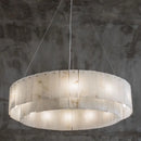 Ljojo Luxury Marble Brass Pendant Light - Nordic Gold Chandelier for Home and Office