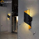 Ljojo LED Spiral Wall Light: Waterproof Outdoor Wall Lighting for Home, Store, and Balcony