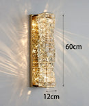 Ljojo Luxury Crystal Wall Lamp for Bedroom Living Room and Bedside
