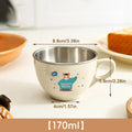 Ljojo 170ml Double Wall Stainless Steel Water Cup for Kids